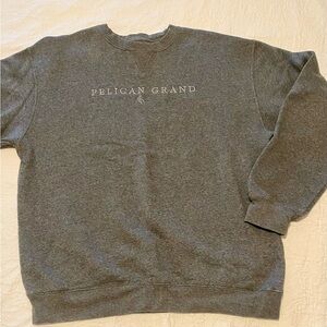 Big Cotton Classic Pelican Grand Gray Crewneck Sweatshirt XL